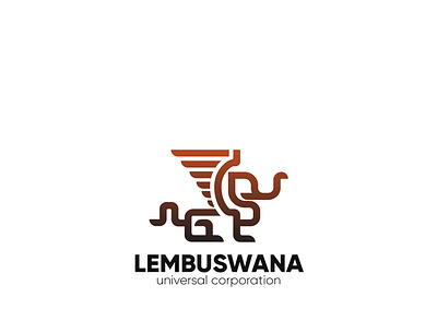 Lembuswana Logo ancient animal animallogo bird borneo designofanimal elephant great lembuswana logo luxury minimallogo mythic