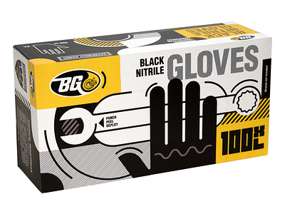 BG box-o-gloves line art packaging shapes