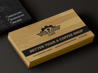 Workshop Cafe Business Card