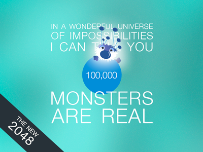 The New 2048 - Monsters Are Real 2048 monsters thenew2048