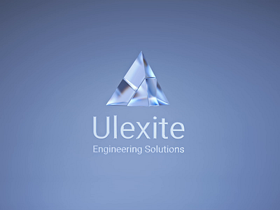 Ulexite - 3D logo animation 3d 3d animation ae aftereffects animation c4d cgi company design engeneering glass logo motion render shine