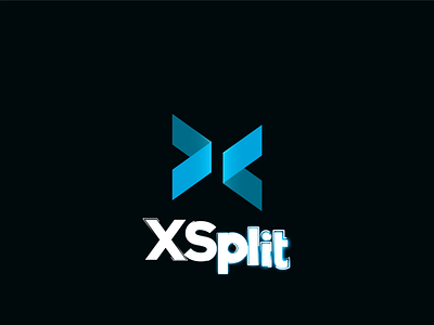 XSplit - Logo Animation ae aftereffects animated animation app branding broadcast design gaming gif logo logoreveal motion render screenshot streaming ui ux webcam xsplit