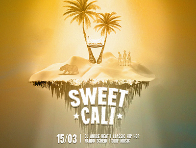 Sweet Cali #2 Event Art california design graphic manipulation typography