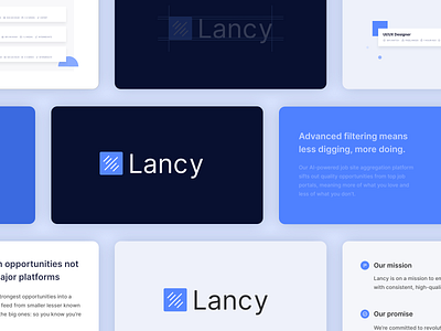 Brand Identity | Lancy (SaaS)