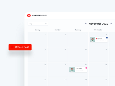 Calendar | Small Biz Brands Interface brand calendar calendar app calendar ui design saas scheduler ui ui design ui ux uidesign uiux ux ux design uxdesign