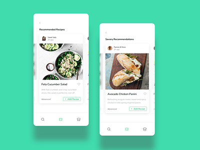 Recipe App | Design Challenge aesthetic brand design interface interface design mobile mobile app mobile ui ui ui ux ui design uidesign uiux user experience user interface ux ux design uxdesign