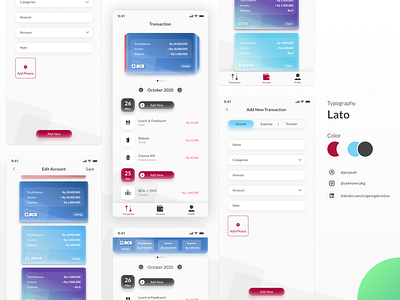 Money / Expense Manager App app design design league expense management expense manager expense tracker figma figmadesign ios mobile app design mobile design money manager ui uiux weekly challenge weeklyui