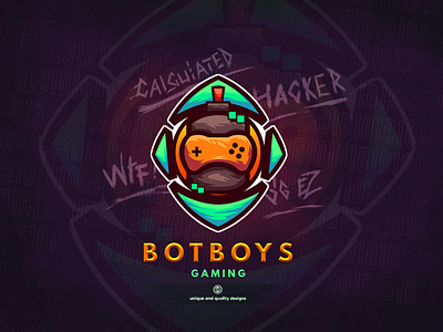 BotBoys Gaming - Mascot Logo