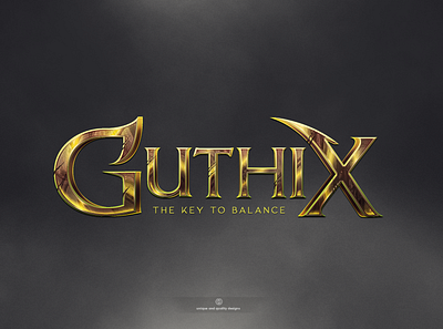 Guthix - Fantasy Game Logo art branding fantasy fantasy logo game art game logo ui