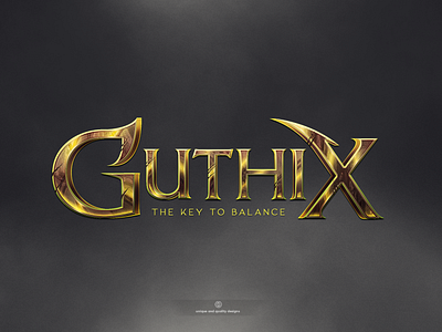 Guthix - Fantasy Game Logo