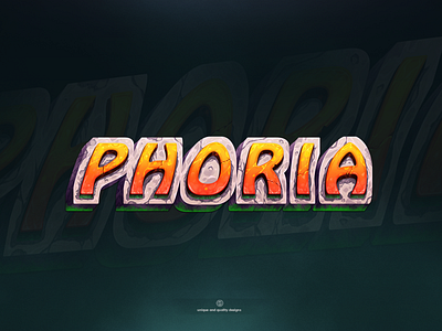 Phoria - Game Logo fantasy fantasymmorpglogo gameart gamedev gamedevart gamelogo gameui mmorpg mmorpglogo rpgui