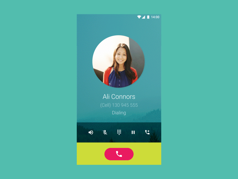 TouchWiz Material Design UI Animation #001 (Dialler App) android google redesign samsung touchwiz ui ux