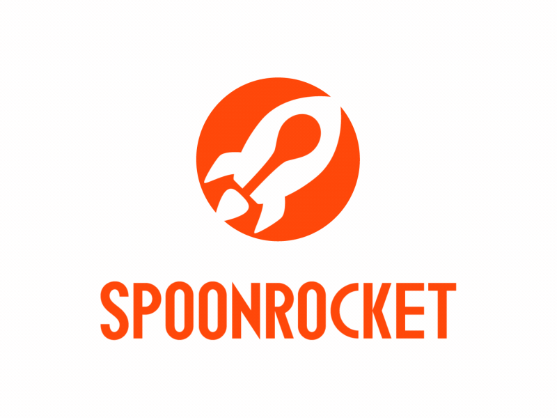 SPOONROCKET Logo animation aftereffects animation gif illustration logo motion spoonrocket