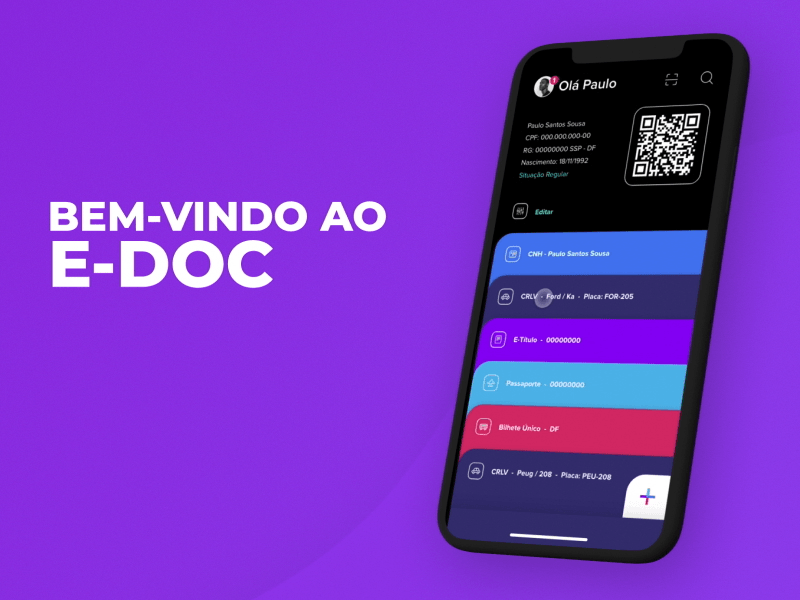 E-Doc app concept adobe android animation brasil brazil design gif illustration motion ui ux