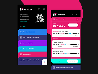 E-Doc app concept design illustration motion redesign ui ux vector