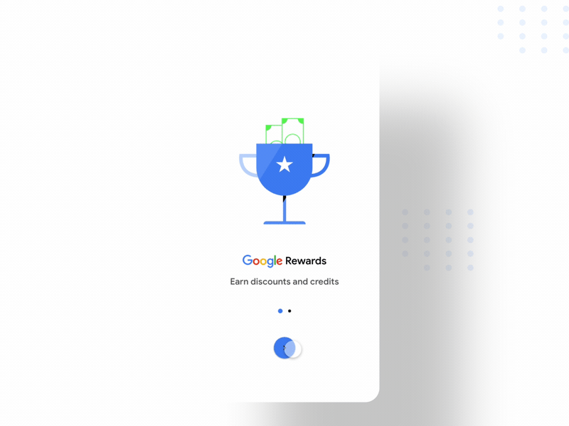 Google Rewards Redesign android animation design gif google material design motion redesign ui ux