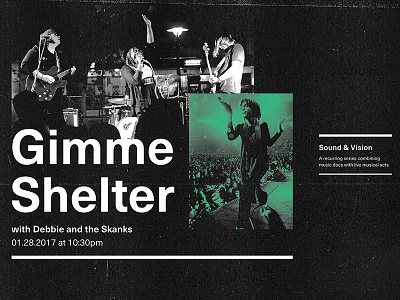 Sound & Vision // Gimme Shelter concert documentaries gimme shelter live music neue haas unica rock docs rolling stones sound and vision swiss design texture