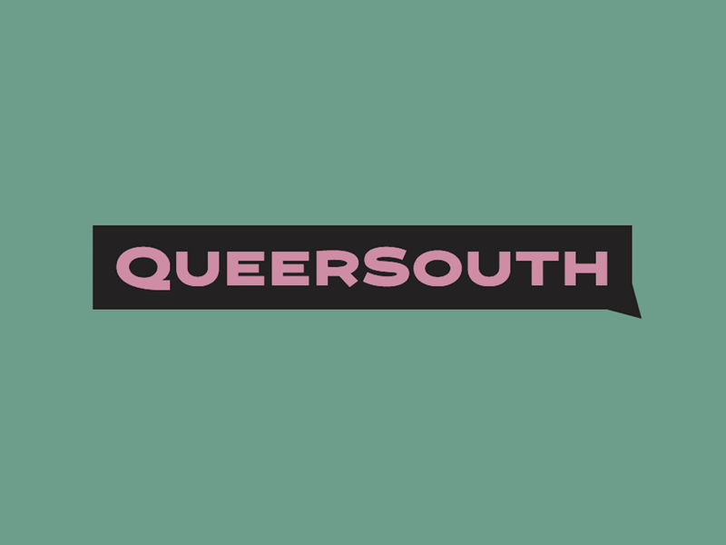 QueerSouth blog color palette color scheme gif identity lgbtq logo logo design logotype queer website