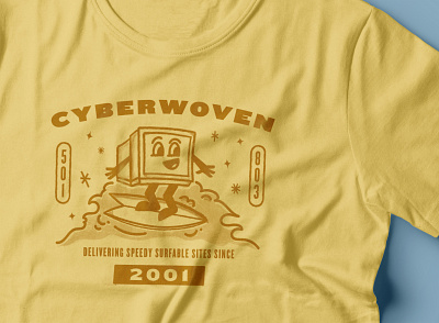Rebound: Cyberwoven Shirt computer hand drawn illustration shirt shirt design surf the web surfing texture