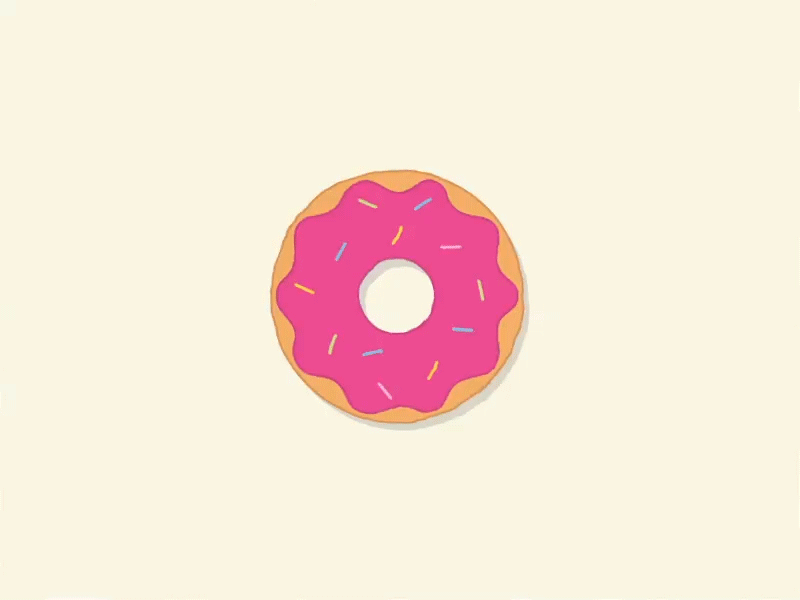 Donut after effects animated gif animation bite comic donut food gif keyframe