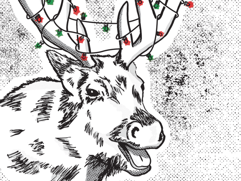 Rudolph christmas gif holidays reindeer