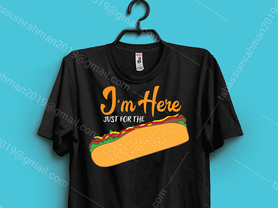 Latest Fast Food vector t-shirt design