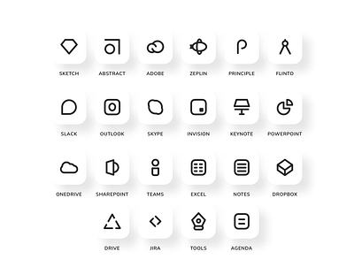 Design Tools Icon Set icon icon set icons sketch ui