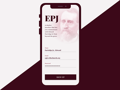 Daily UI | 001 - Sign Up Page dailyui mobile design sign up sketch ui uiux user interface ux