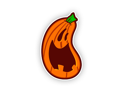 Pumpkin Sticker