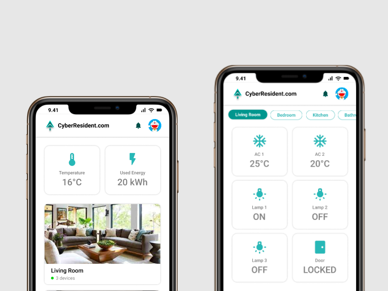 Cyberresident - Smart Home by Ahmad Nathan Firdaus on Dribbble