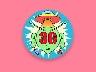 Sticker - 3G/Earring Artist design graphic design icon illustration sticker