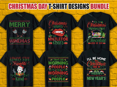 Christmas day T-Shirt Design Bundle