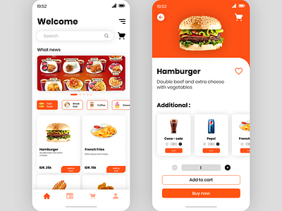 Restauran UI App app design ui designs uidesign uxdesign