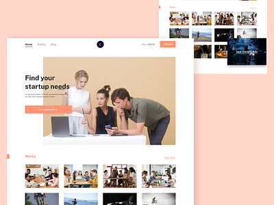 Exploration - Landing Page Digital Agency