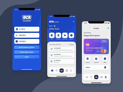 Mobile banking exploration - BCA Bank