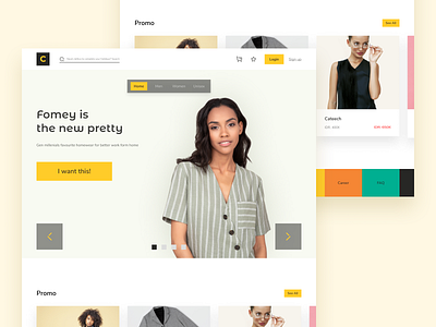 Brand fashion website exploration