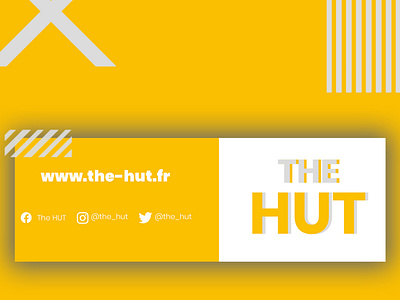 Banner's The Hut banner banner design branding design social network thehut