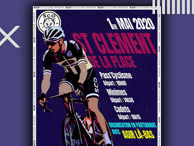 Race Event branding cyclingrace design icon illustration logo retro scocyclisme typography vector