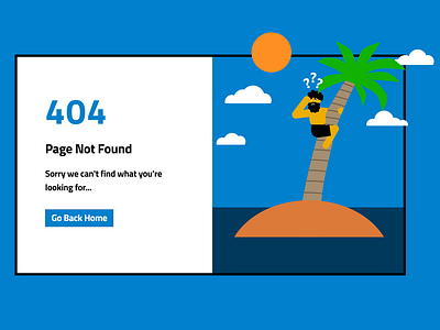 404 error page