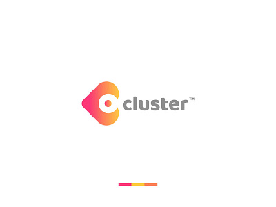 Cluster Logo 2020 logo art logo best logo branding design cluster logo cluster logo creative logos design gradient logo graphc design illustration unique logo