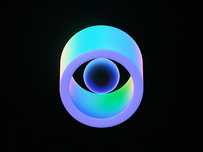 Dilate 👁️ 3d abstract animation blockchain branding c4d cinema 4d crypto eye eyeball futuristic gradient gradients holographic illustration iridescent logo marque neon octane