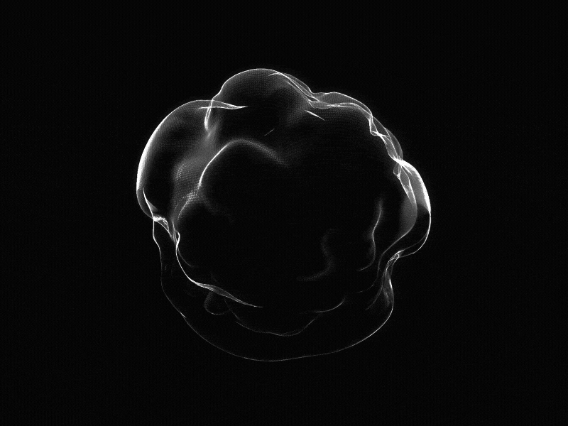 Dark Matter abstract animation black blobs gif goey loading organic