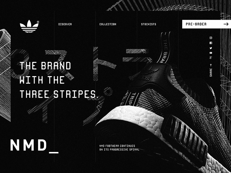 Adidas NMD concept by 𝔅𝔢𝔰𝔱𝔖𝔢𝔯𝔳𝔢𝔡𝔅𝔬𝔩𝔡 for Unseen Studio® on Dribbble