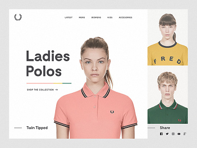 Fred Perry Product Carousel Concept