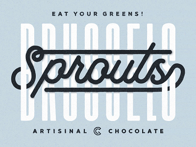 Sprouts Lettering branding christmas food jar lettering logo packaging script type typography vintage