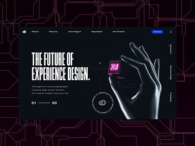 BSB x AdobeXD 3d abstract adobe adobe xd animation branding illustration interaction typography ui ux web design website wireframe