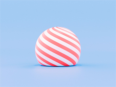 Christmas Blobs 🎅 3d abstract animation blob bounce c4d candy candy cane christmas christmas ball cinema 4d holidays loop octane stripes texture