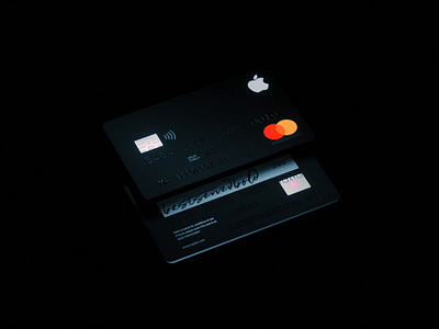 AppleCard 💳 3d abstract animation apple apple devices brand branding c4d card cinema 4d crypto crypto currency holographic interaction logo octane render studio