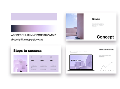 Simple P branding commercial concept design designer keynote keynote design minimalism presentation russia template vector