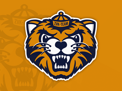 E-SPORT TEAM LOGO branding design esport illustration mascot porcreate tigers tote bag